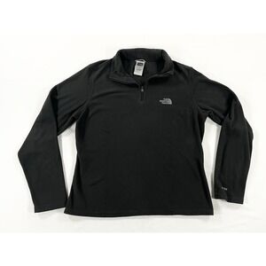 The North Face TKA 100 Glacier 1/4 Zip Fleece Gorpcore Outdoor Black Women's M
